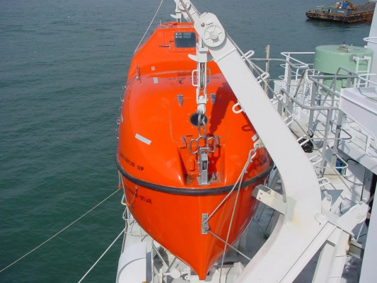 Lifeboats davits  inspection